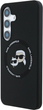 Панель Karl Lagerfeld Silicone Double Heads And Circle MagSafe для Samsung Galaxy S25 Black (3666339450151) - зображення 2