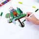 Фломастеры акварельные ToyCloud 12 цветов, двусторонние CY2226 - изображение 6