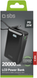 Powerbank SBS 20000 mAh 20W Black (8018417481413) - obraz 11