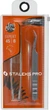 Пинцет профессиональный с насечками для ресниц Staleks Pro Expert 45 Type 8 mini L (TE-45/8) (4820241069668) - изображение 5