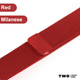 Ремешок миланская петля для Xiaomi Amazfit Bip 3/ Bip3 Pro Красный - изображение 4