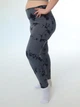 Лосини пуш ап мармурові повсякденні plus size для тренувань marble з push up ефектом 4XL сірий (17015056) - зображення 4