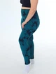 Женские лосины пуш ап мраморные повседневные plus size для тренировок marble с push up эффектом 4XL зеленый (17015156) - изображение 5