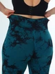 Женские лосины пуш ап мраморные повседневные plus size для тренировок marble с push up эффектом 4XL зеленый (17015156) - изображение 7