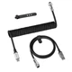 Кабель ATTACK SHARK C01PRO Type-C - Aviator COILED CABLE (Black) - изображение 1