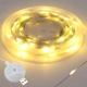 Светодиодная гирлянда Роса 10 метров 100 LED с USB питанием теплый белый свет для праздничного декора интерьера и новогоднего оформления помещений - изображение 1