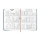 Дневник читательский «Keep calm and read on» синий - изображение 4