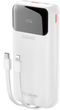 Powerbank Dudao K15 Pro USB-C / Lightning 20000 mAh White (6976625330430) - obraz 1