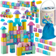 Drewniane klocki edukacyjne Ricokids RK-871 100 elementów (5903890623241) - obraz 1