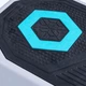Степ-платформа для аэробики и фитнеса, регулируемая высота, антискользящая поверхность, голубой-черный - изображение 4