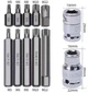 Набор бит с адаптерами 1/2&3/8 TORX, HEX, SPLINE 40ед. REWOLT T1347 - изображение 2