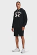 Шорти чоловічі Under Armour Rival Terry SM Чорний 1361631-001 - зображення 2