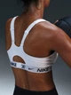 Спортивный топ для фитнеса женский Nike W Nk Df Indy Hgh Spt Bra FD1068-101 M Белый (0197596135350) - изображение 7