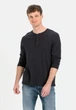 Кофта Camel Active NOS Henley 1/1 Arm M Темно-сірий (1109-4064478739882) - зображення 2