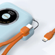 Powerbank Dudao K21 Mini 22.5 W 10000 mAh Blue (6976625333424) - obraz 3