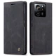 Чохол-книжка CaseMe із нубуку для Xiaomi 13T/Pro Чорний - зображення 9