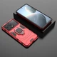 Захисний бампер IronMan для Xiaomi Poco X6 Pro 5G з кільцем-тримачем Червоний - зображення 3