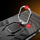 Захисний бампер IronMan для Xiaomi Poco X6 Pro 5G з кільцем-тримачем Чорний - зображення 7