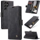 Чехол-книжка CaseMe из нубука для Samsung S25 Ultra Чёрный - изображение 8