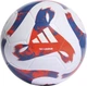 М'яч футбольний Adidas Tiro League TSBE HT2422 розмір 4, біло-синій - изображение 1