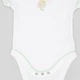 Детская боди-футболка для девочки F&F 192670 80-86 см Белый/Зеленый (2200005097373) - изображение 3