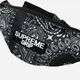 Сумка бананка на пояс женская Supreme 186222 Черно-белая (LV2200004920870) - изображение 2