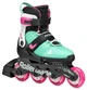 Детские ролики Rollerblade Microblade XT Black/Sea Green размер 36.5-40.5 (sk181) - изображение 1