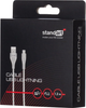 Kabel Standart USB Type-A – Lightning 1.2 m Silver (GT-RH015 silver) - obraz 2