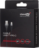Кабель Standart USB Type-A – USB Type-C 1.2 м Grey (GT-RH016 grey) - зображення 2