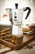 Гейзерная кофеварка Bialetti Moka Express 420 мл на 9 чашек для газовой плиты, из алюминия для приготовления кофе - изображение 2