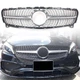 Передняя решетка Diamond Silver (2015-2018) для Mercedes A-сlass W176 - изображение 2