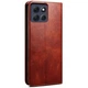 Чехол-книжка с кармашками UniCase Leather Wallet для Motorola Moto G86 - Brown - изображение 6