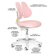 Дитяче крісло Evo-kids Mio Lite Pink (Y-208 KP) Рожевий - изображение 3