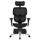 Крісло Mealux D2 Air Plus Black (арт. HF-D2 Plus M/B) - изображение 5