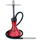 Кальян Kohana Zahra 40 см, Black Red, нержавіюча сталь, комплект - зображення 1