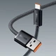 Кабель зарядный Baseus Dynamic Series USB to Type-C 100W 1м Slate Gray (CALD000616) - изображение 5