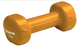 Гантели для фитнеса виниловые круглые York Fitness 2х2кг желтый - изображение 2