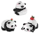 Конструктор 3D игрушка для детей три панды Cute Panda Series Building Blocks Set M1056 - изображение 2