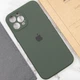 Чохол Silicone Premium case з захистом камери для iPhone 16 Pro Max Full Camera Protective dark olive 3380 - изображение 3