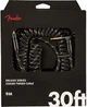 Кабель инструментальный Fender Cable Deluxe Series Coil 30' Black Tweed - изображение 2