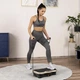 Вибрационная платформа для тренировок дома и коррекции фигуры XP500 GYMTEK GOLD с пультом ДУ и эспандерами, тренировочный золотистый массажер - изображение 9