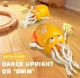 Танцующий Кальмар Tummy Time осьминог интерактивная игрушка для детей желтый - изображение 4