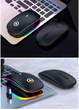 Мышь беспроводная SKY черная с RGB аккумулятор USB - изображение 6