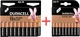 Набор Щелочные батарейки Duracell AA (LR06) MN1500 18 шт + Щелочные батарейки Duracell AAA (LR03) MN2400 18 шт (737055737056) - изображение 2