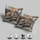 Подушка плюшевая смешная с приколом с Котом от WONKEY 33×33 см, 3D печать / 1305333UA - изображение 2