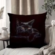 Подушка плюшевая смешная с приколом с Котом от WONKEY 33×33 см, 3D печать / 1305533UA - изображение 1
