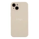 Чохол Silicone Case Full Size with Frame для iPhone 13 Колір 60.Crem Yellow - изображение 11