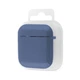 Чехол Silicone Case с микрофиброю для Airpods 1 / Airpods 2 Dark blue - изображение 10