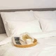Комплект постельного белья ТЕП евро 200 x 220 см Страйп Сатин Optical White (2-04120_31490) - изображение 3