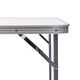 Складной стол 75×55×65 см для пикника МДФ белый Lugi PS-4916 - изображение 5